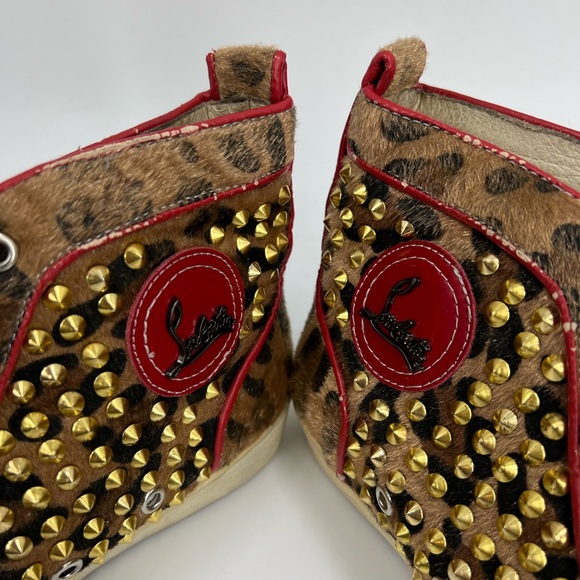 Christian Louboutin animal print spiked sneakers - Picture 2 of 8